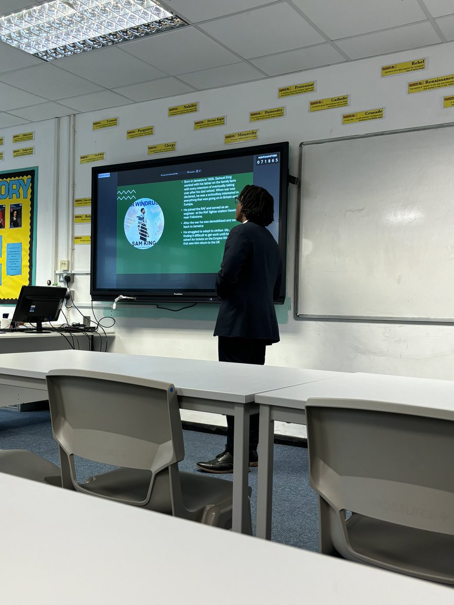 NWSGHistory's tweet photo. A great way to round off the @NewsteadWood Black History Month celebrations with some fab presentations from our student subject leaders! #WeAreNewstead https://t.co/DkbnDYfOHg