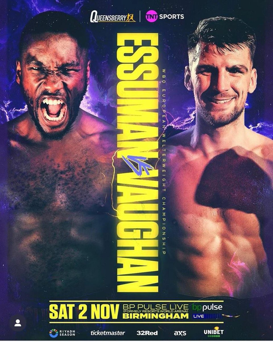 Wishing ex-student Ben Vaughan all the best for his WBO European Welterweight Championship fight tonight live on TV. 
Proud PE department! Bring it home Ben 👊
#TeamMoulton #InspiringTheNextGeneration
#Dedication