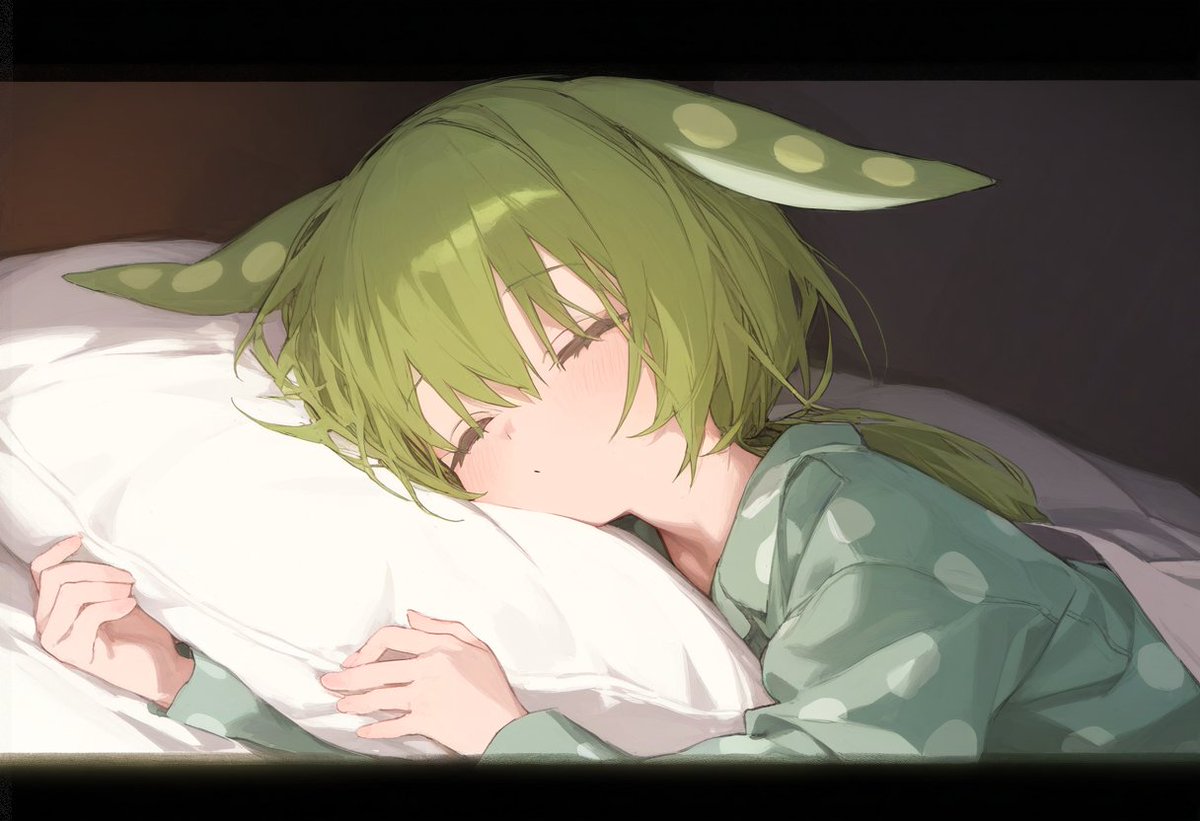 ずんだもんの寝顔
