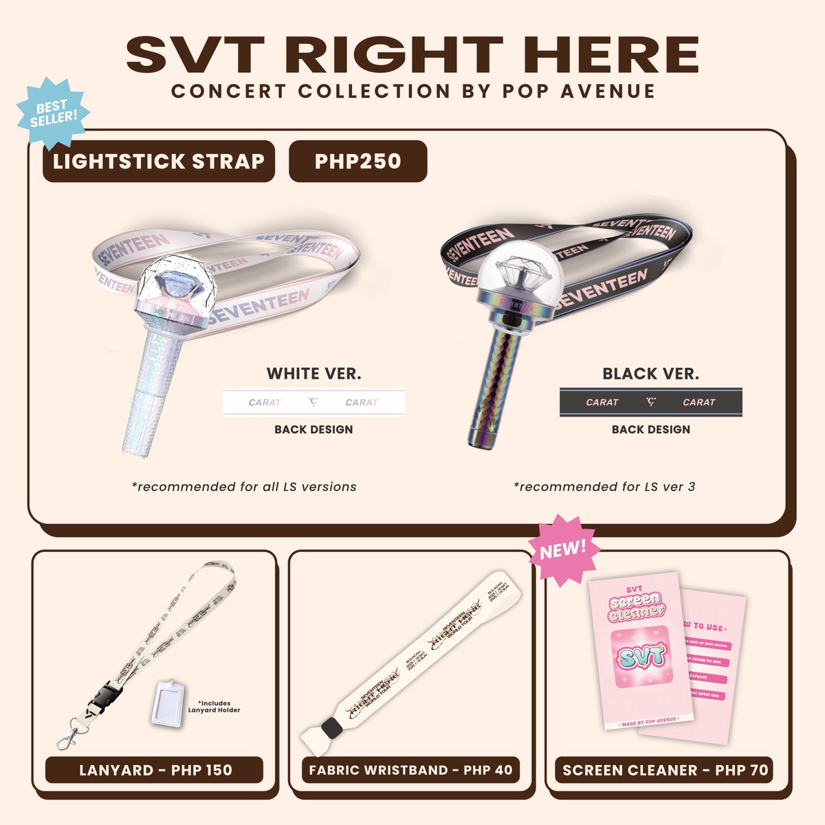 _popavenue's tweet photo. [#popavenuecollections]

SVT RIGHT HERE Collection by Pop Avenue💎✨

DOO: Nov 18, 2024 (Batch 2)
DOP: PHP 100 DP, bal on Nov 30, 2024 
Price: PHP 40-720 
Order Form: https://t.co/lf8nkWFKP6

#SEVENTEEN #세븐틴 #SVT_RIGHT_HERE_WORLDTOUR #SVT_RIGHT_HERE_IN_ASIA wts lfb seventeen https://t.co/ox22Z0lINe