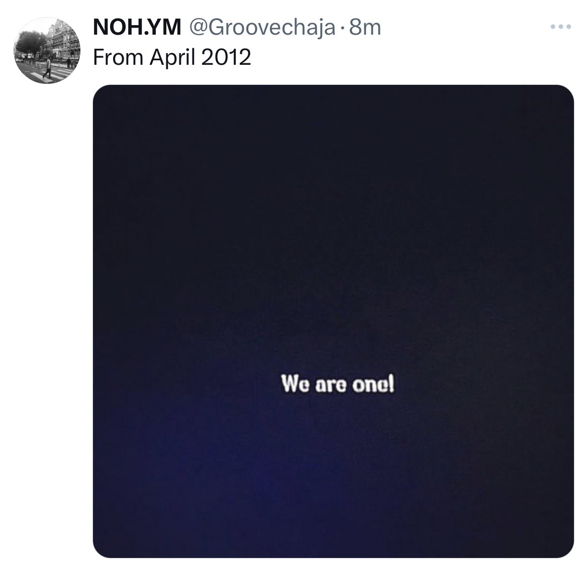oshcuddles's tweet photo. EXO’s long-time manager, Yongmin posted this

“From April 2012

We are one!” 🤍🥹 https://t.co/iJAzxO0BE9