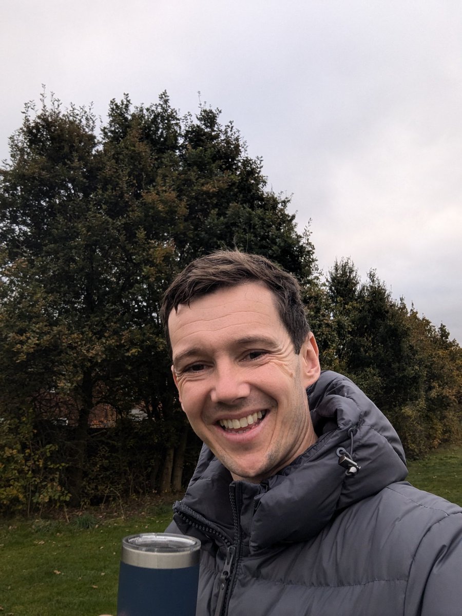 Saturday morning, ☕ and dog walk 🍂