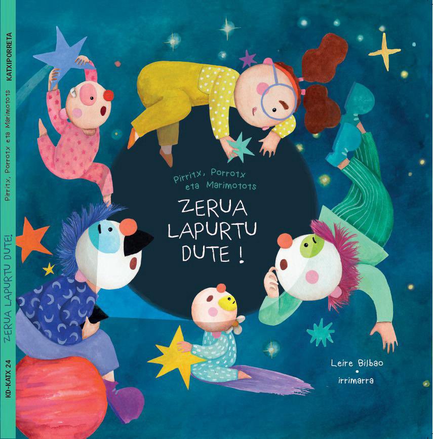 Pirritx, Porrotx eta Marimototsen disko berria dagoeneko entzungai spitify-n.
“Zerua lapurtu dute!” ipuin/disko ilustratua ere laster izango da gure webean eta ohiko dendetan salgai.
Gozatu! open.spotify.com/album/2vcOtZVa…