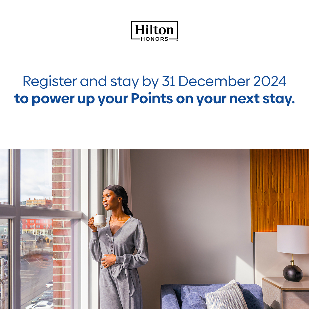 Elevate your next getaway at Hilton Dead Sea Resort &amp; Spa! Register and stay by December 31, 2024, to earn 2,500 Bonus Points at 
over 7,600 hotels and resorts worldwide! 🌏 hil.tn/uqgsqv
.
.
#PowerUpPromotion #HiltonForTheStay #TravelWithHilton #HiltonHonorsRewards