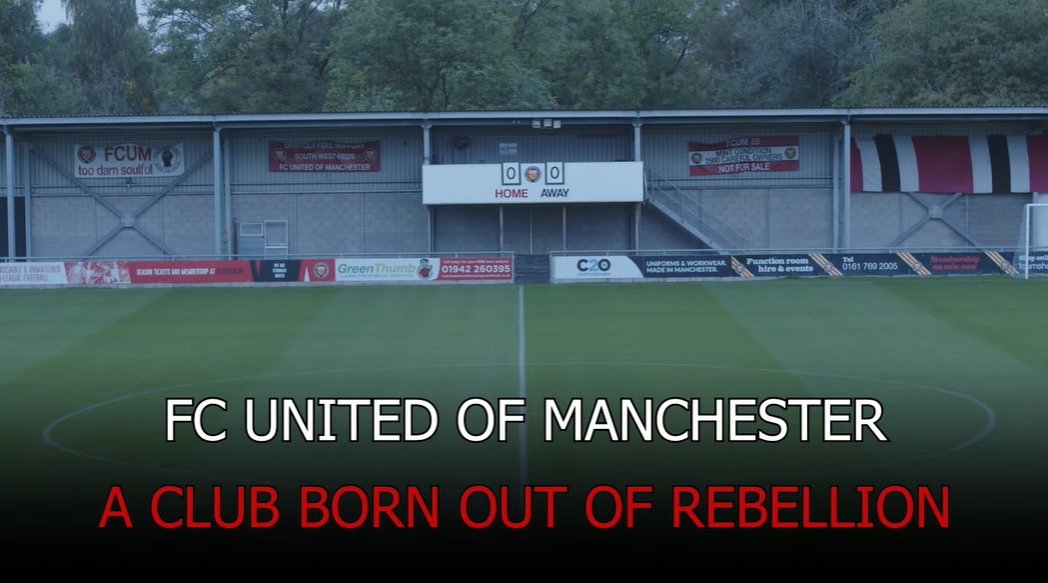 🎥🟥⬜️⬛️ FC United of Manchester: A club born out of rebellion

▶️ youtube.com/watch?v=mKlSak…

Breve e interessante video che racconta lo spirito che ha spinto alla nascita del <a href="/FCUnitedMcr/">FC United of Manchester 🟥⬜⬛</a>