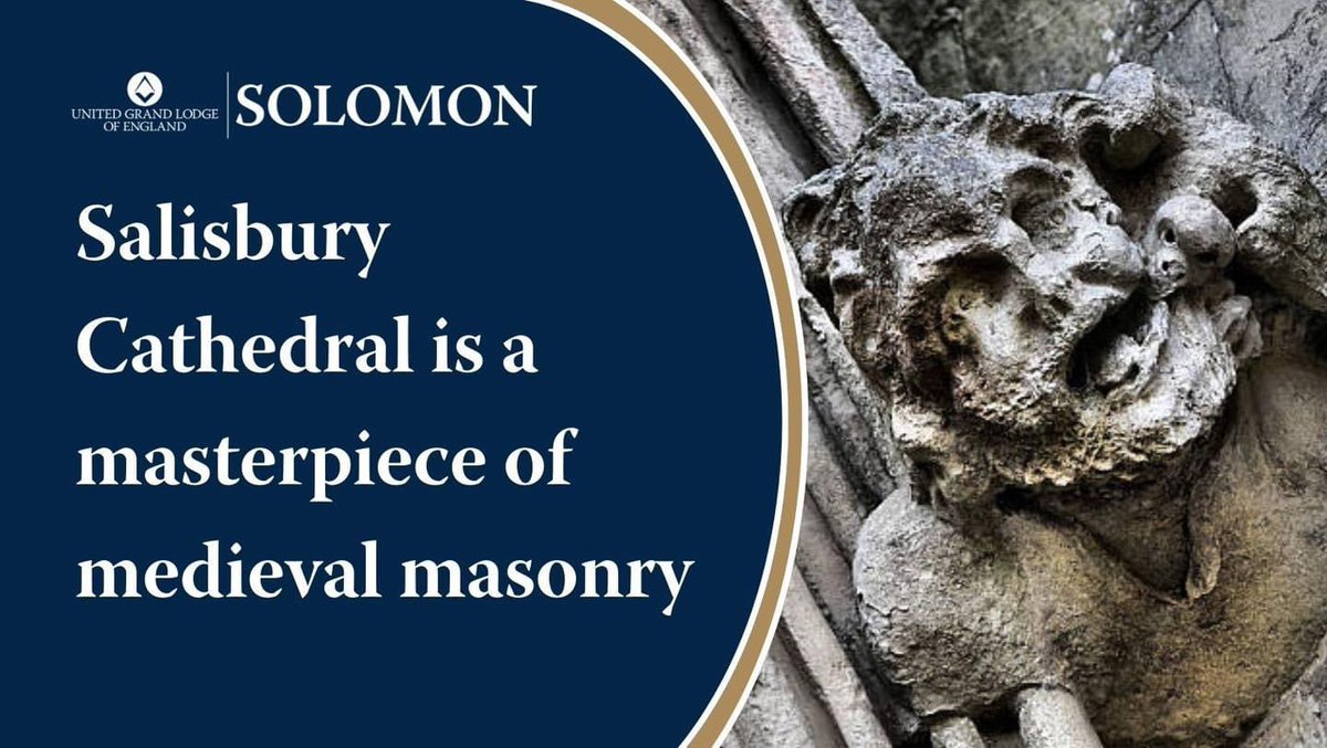 Salisbury Cathedral remains perfectly proportioned, harmonious and unostentatious and possibly the most beautiful in all England.
 
Quite some building, quite some Master Mason.
 
Read the paper here: solomon.ugle.org.uk/pluginfile.php…

United Grand Lodge of England