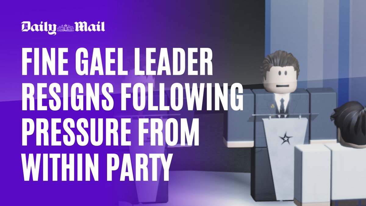 🚨 BREAKING: The Leader of Fine Gael, blahblahidointcare, has resigned from his position within the party. 

This comes after there was mounting pressure on the leader to step down from within his party over the past few days.