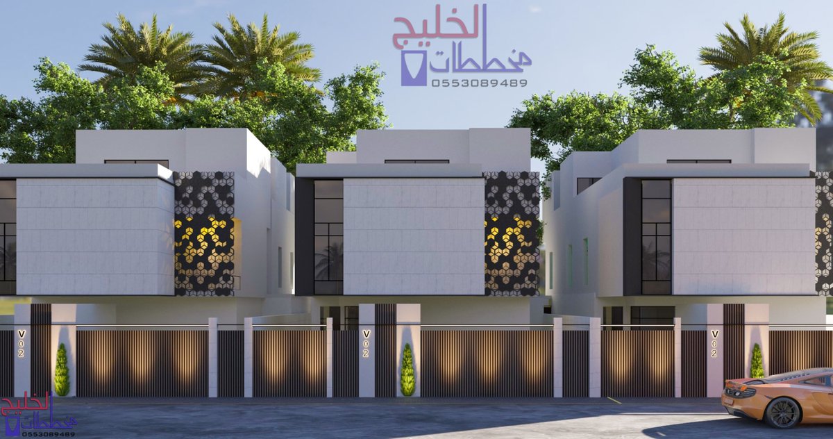 تصميم واجهه بلوك سكنى بعدد 24 فيلا _ بمقاسات (13*25) 
مكونه من 3 ادوار 
دور ارضى     :- فيلا
دور أول        :- شقة
ملحق علوي :- شقة
 
--- حي النرجس - الرياض - المملكة العربية السعودية ---
للتواصل (0553089489)