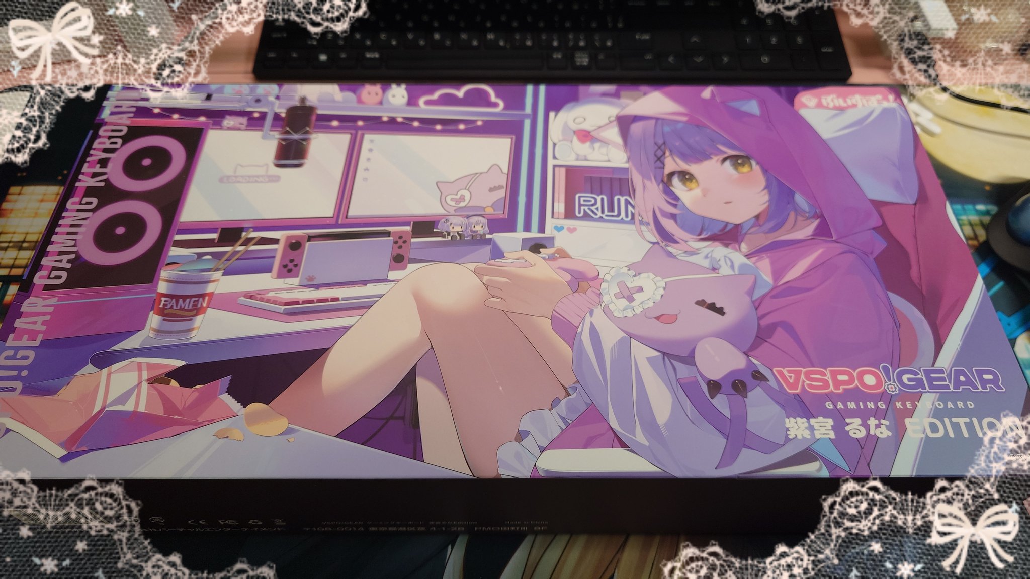 VSPO!GEAR ガラスマウスパッド 橘ひなの EDITION(ぶいすぽ GEAR VSPO!GEAR ガラスマウスパッド 橘ひなの EDITION(ぶいすぽ GEAR