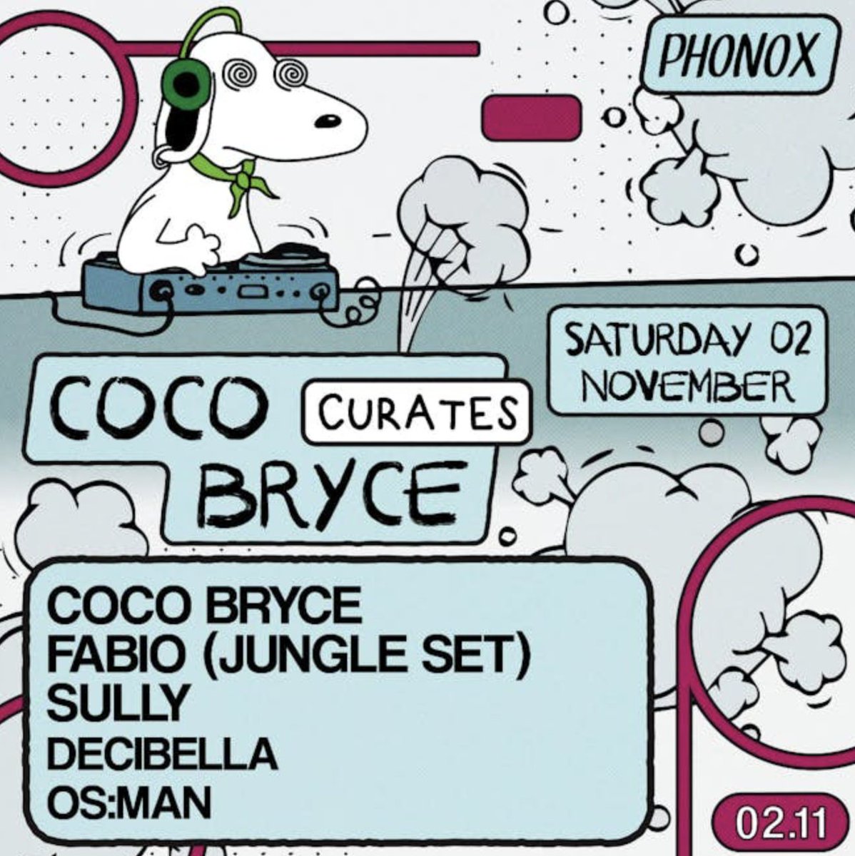 London! Tonight you've got DJ Fabio <a href="/fabiodnb/">FABIO</a> (jungle set) and Coco Bryce at <a href="/phonox_london/">Phonox</a> Phonox - last tickets &gt;&gt;  allgigs.co.uk/view/artist/60…