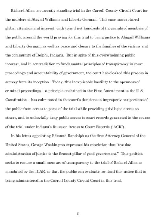MattBlacInc's tweet image. DAY 1⃣4⃣ THREAD | THE TRIAL OF &apos;SUSPECTED&apos; DOUBLE MURDERER Richard Matthew Allen.    
STATE OF INDIANA vs. #RichardAllen #Delphi        

Case | 08C01-2210-MR-000001   
  
#AllEyesOnDelphi #AbbyWilliams and #LibbyGerman were found murdered near to the #MononHighBridge in Delphi…