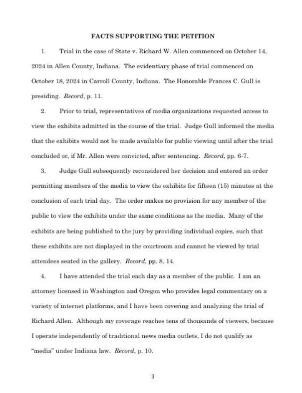 MattBlacInc's tweet image. DAY 1⃣4⃣ THREAD | THE TRIAL OF &apos;SUSPECTED&apos; DOUBLE MURDERER Richard Matthew Allen.    
STATE OF INDIANA vs. #RichardAllen #Delphi        

Case | 08C01-2210-MR-000001   
  
#AllEyesOnDelphi #AbbyWilliams and #LibbyGerman were found murdered near to the #MononHighBridge in Delphi…