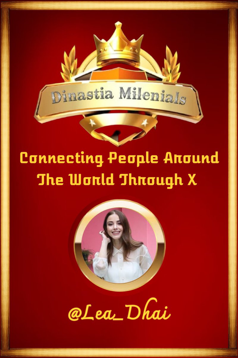 Lea_Dhai's tweet photo. 🅰️#DinastíaMilenials
🦉@Lea_Dhai
@7Keendo
@mrk2786
@y__15500
@sitaravirgo
@bant__ksa1
@Fatima_a_z2
@GauchoSdv
@TlayAnl1903
@MarcelaErcia
@nena_bovb51
@SKyany74018
@DianeElQueen
@osyarenistylish
@bwrdrd1791659
@AhemedCaptain
@alialah83857251
@CryptoBULLiever
@SOBATSETIA_NKRI https://t.co/Sq7pMq3iHW