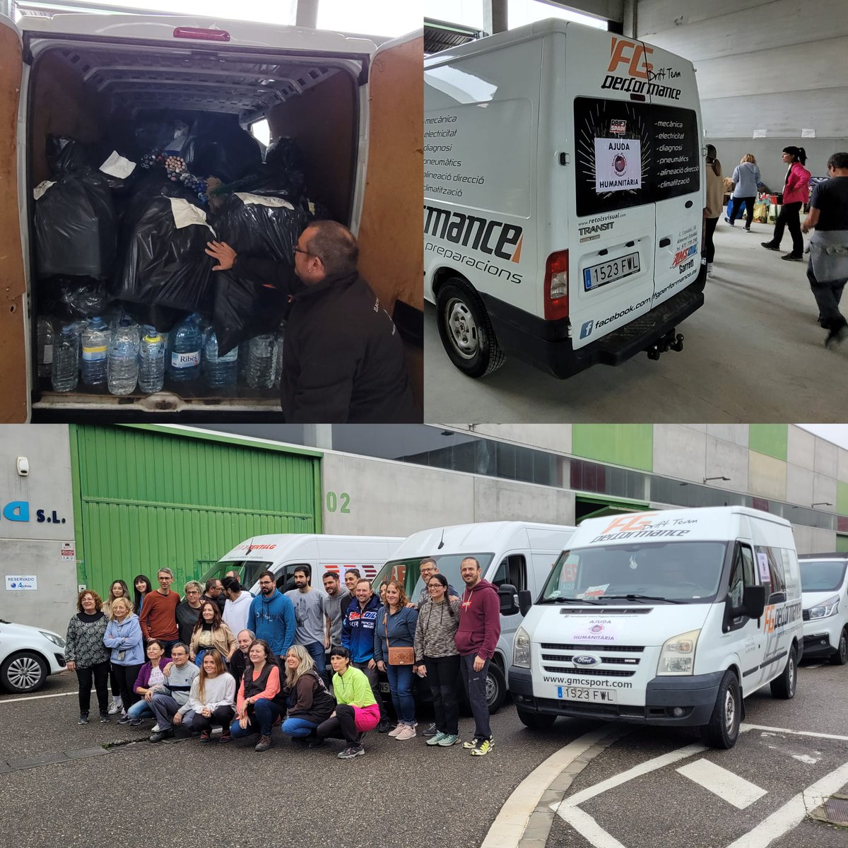 Aquest matí hem carregat les 6 furgonetes d'Ovelles Negres per ajuda humanitària pel #PaísValencià, durant el matí esperem omplir la 7a. Des de #PostureigLleida hem fet un donatiu econòmic amb #ILovePostuFans per gasolina. Tots els que han vingut eren astupendos. Gràcies #Lleida!
