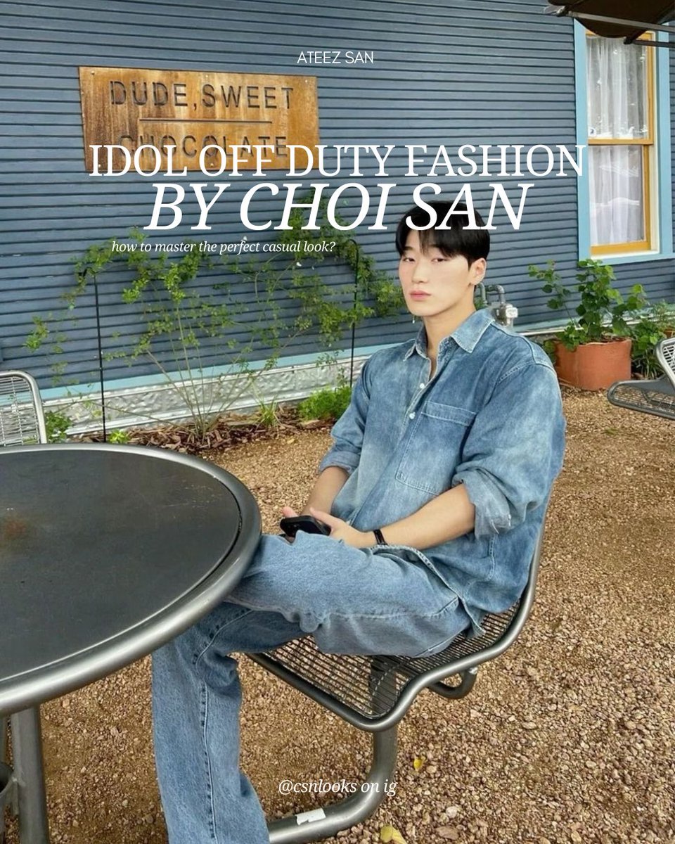 0710CSNLOOKS's tweet image. How does one perfect the art of casual fashion? What is the epitome of an idol off duty look? Take a glance at ATEEZ @ATEEZofficial Choi San’s wardrobe and learn in 5 easy steps how to build your own comfy but stylish outfits! 
(A THREAD)

#최산 #에이티즈 #CHOISAN #ATEEZ