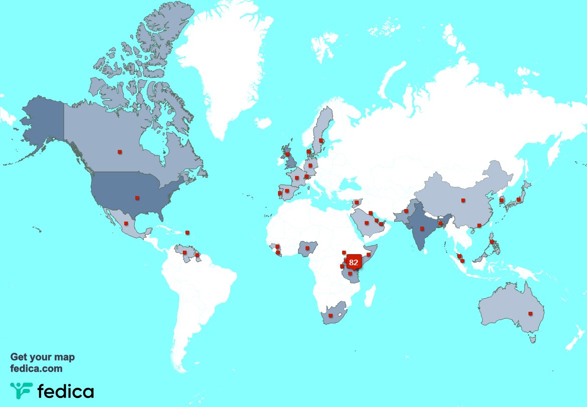 I have 6 new followers from Canada 🇨🇦, and more last week. See fedica.com/!PSdxb