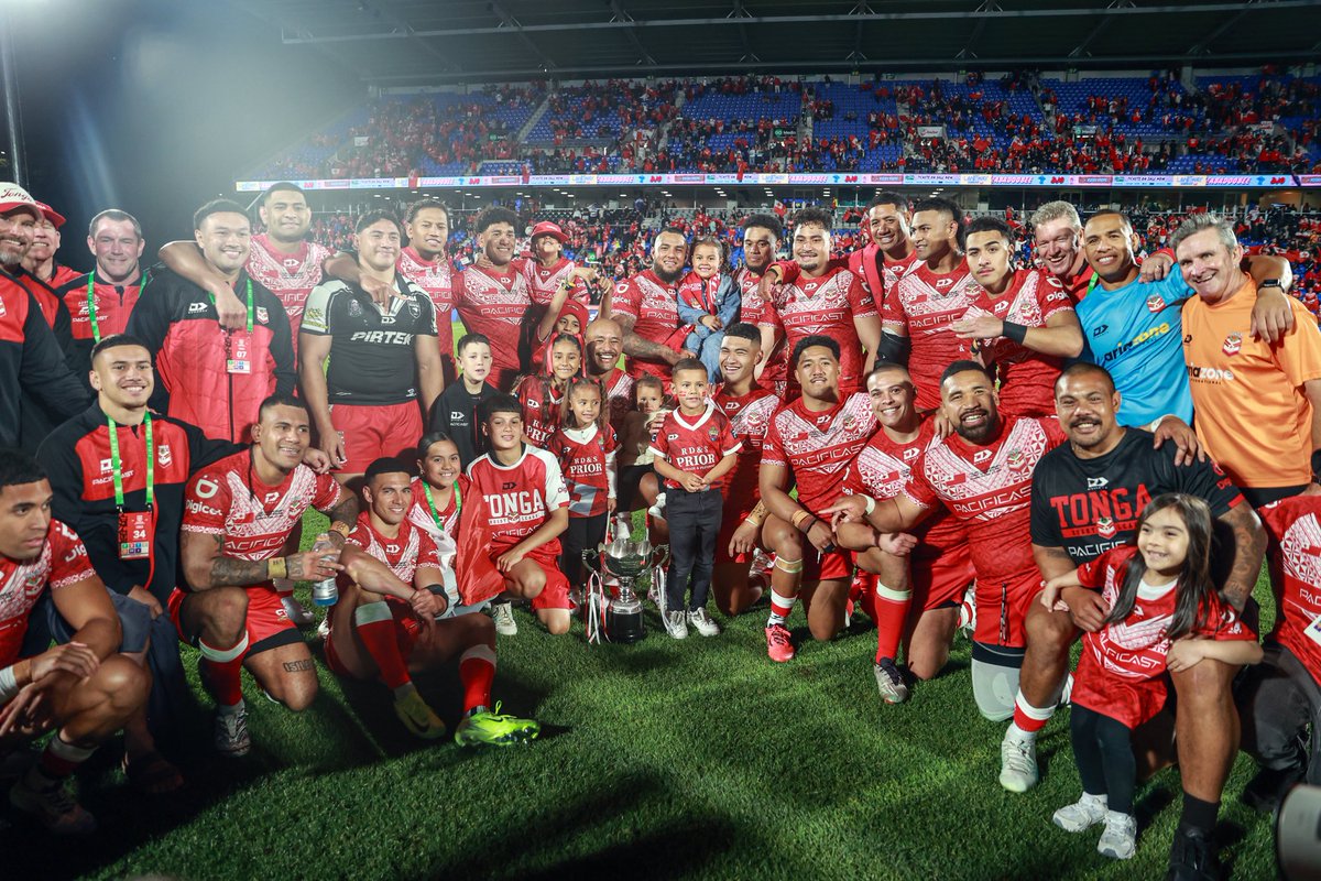 Tonga are in their first major final after triumphing 25-24 in a game for the ages against New Zealand. They will now face the Kangaroos in the Pacific Cup final next Sunday at CommBank Stadium.