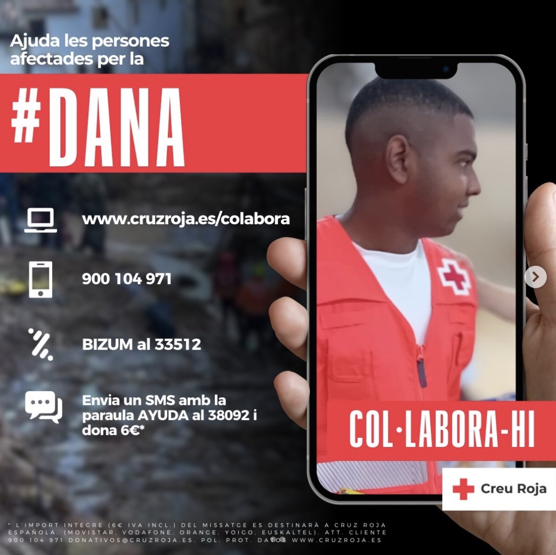🆘 Davant l'emergència al País Valencià i les mostres de solidaritat ciutadana, des de l'Ajuntament de Sitges (en coordinació amb FMC, AMC i el Govern de la Generalitat) estem canalitzant l'ajuda en forma d’aportacions econòmiques a través de Creu Roja Catalunya.

(1/3)