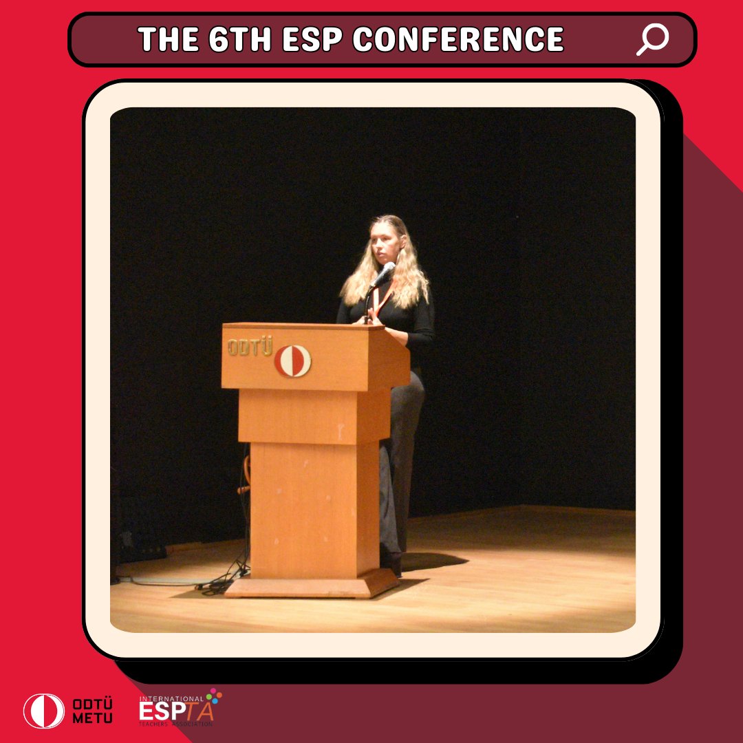 espconference's tweet photo. Natalia Rusinova delivered her speech titled "Bringing ESP Content to Life Using Authentic Video Materials". #the6thespconference2024 https://t.co/uf5Z1gmBlY