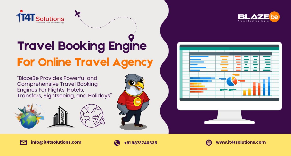 it4tsolutions's tweet image. What Advantages an Online Travel Booking Engine by IT4T Solutions Brings for OTAs?
Read more...
linkedin.com/pulse/advantag…

#it4tsolutions #otatravelbookingengine #TravelBookingEngine #blazebe #etripmate #TravelERP #travelagency #touroperator #onlinetravelagency #travelsoftware