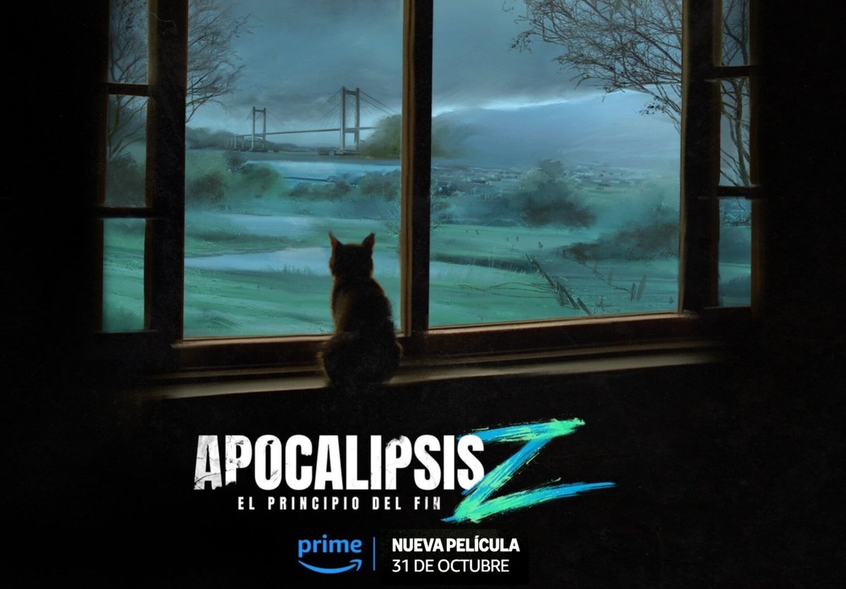 Adriii's tweet photo. Apocalipsis Z: El principio del Fin ya está en Prime Vídeo! 🧟‍♀️🐈‍⬛ Ya podéis ver la aventura gallega de Lúculo, el gatete que se enfrentó a infectados 😬 https://t.co/6haa8rNnv6