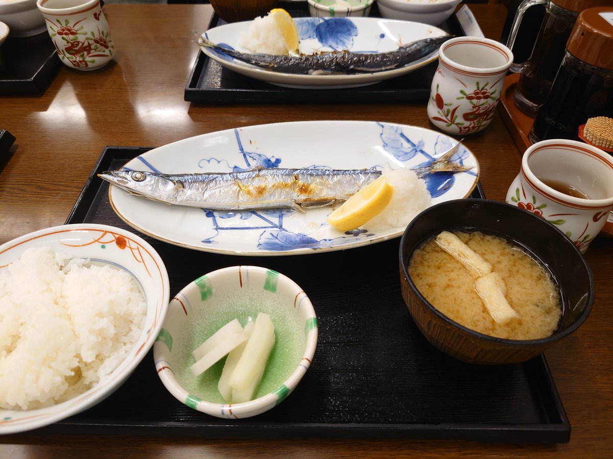 そういえばお昼こちら行きました！
さんまの塩焼き定食美味しかったです！
#UEFest #UEFestめし