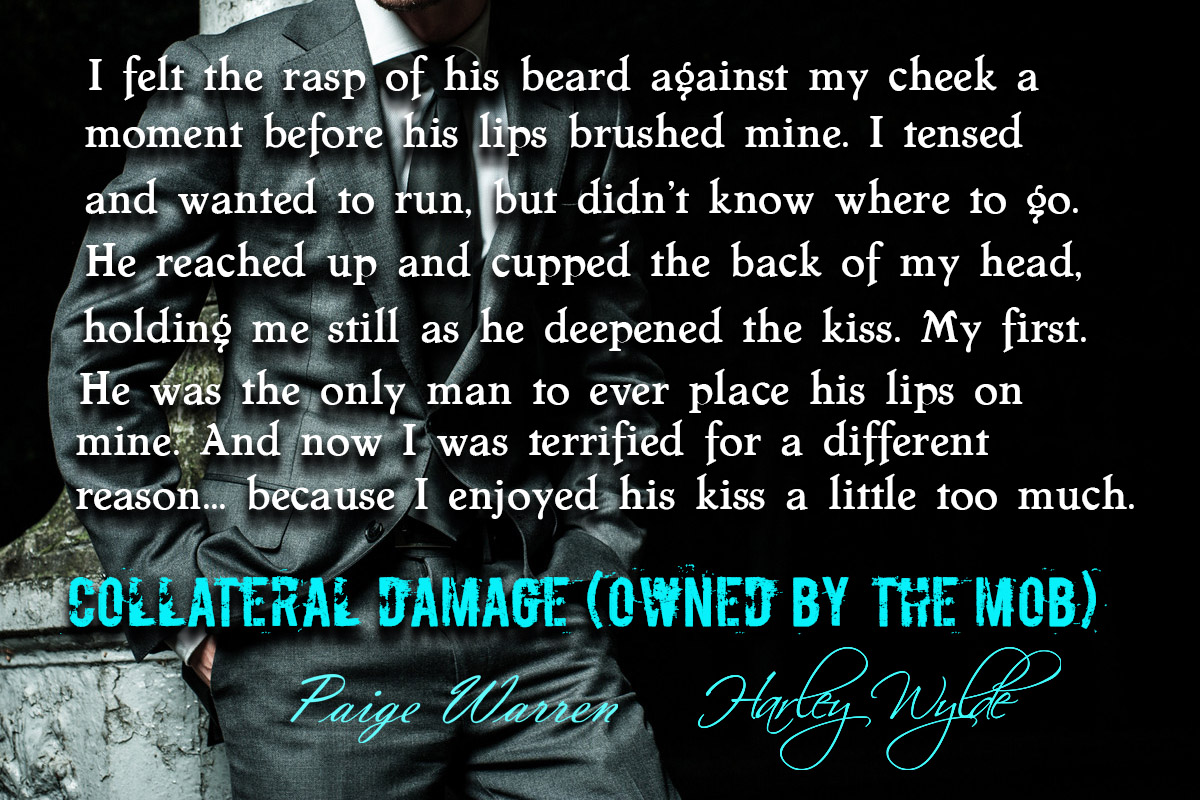 Do you like darker romances? 💓

Boy boy heroes? 😈

Hot scenes? 🔥

Some violence? 🔪

Check out COLLATERAL DAMAGE - an Owned by the Mob novella

Read an excerpt -&gt; bit.ly/337SXKf

#darkromance #agegap