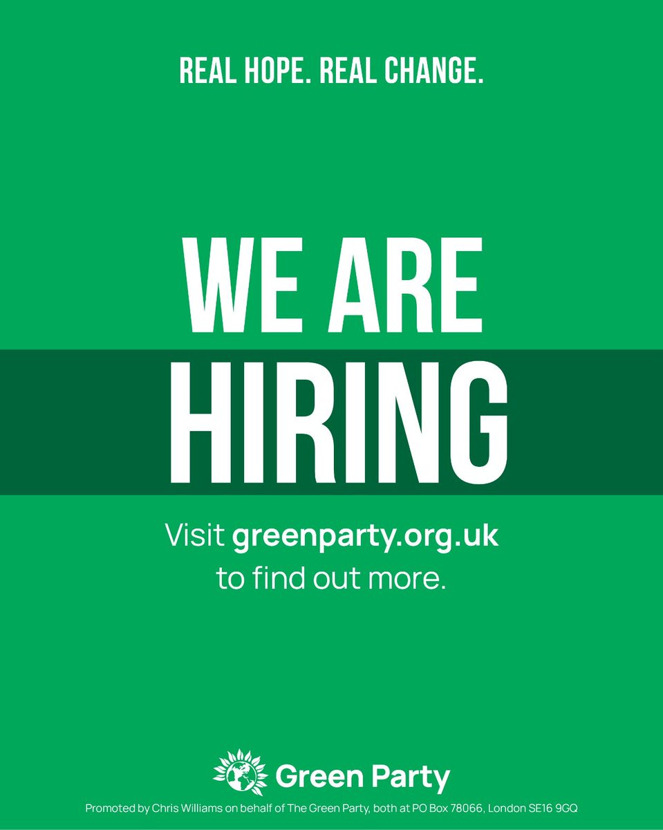 💚 Do you want to make a difference and help build a greener future? 

🤝 We are currently recruiting for several exciting opportunities.

Click below for more info and to apply ⤵️