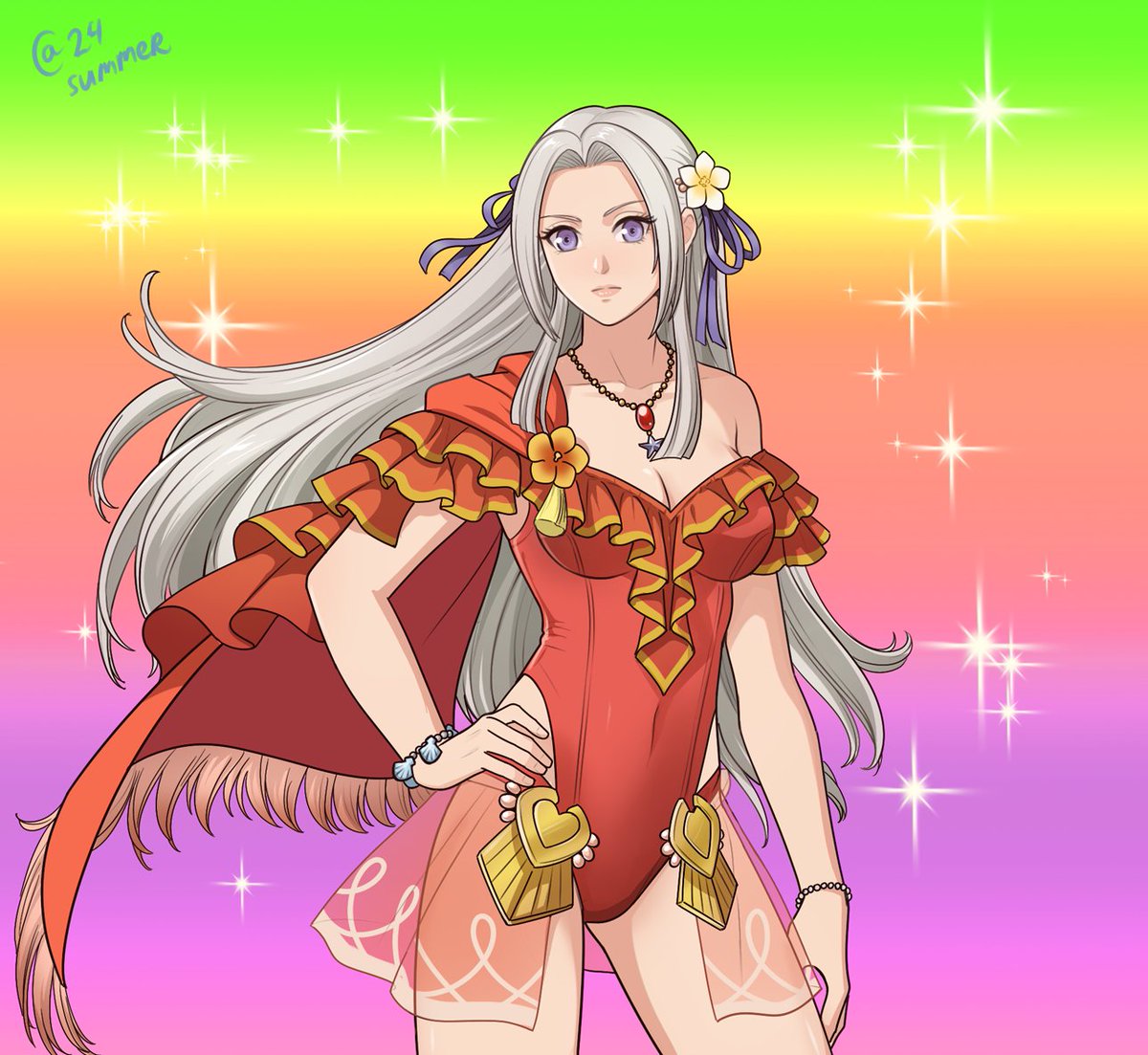 Summer Edelgard
#fireemblem #FE #FE3H #edelgardvonhresvelg