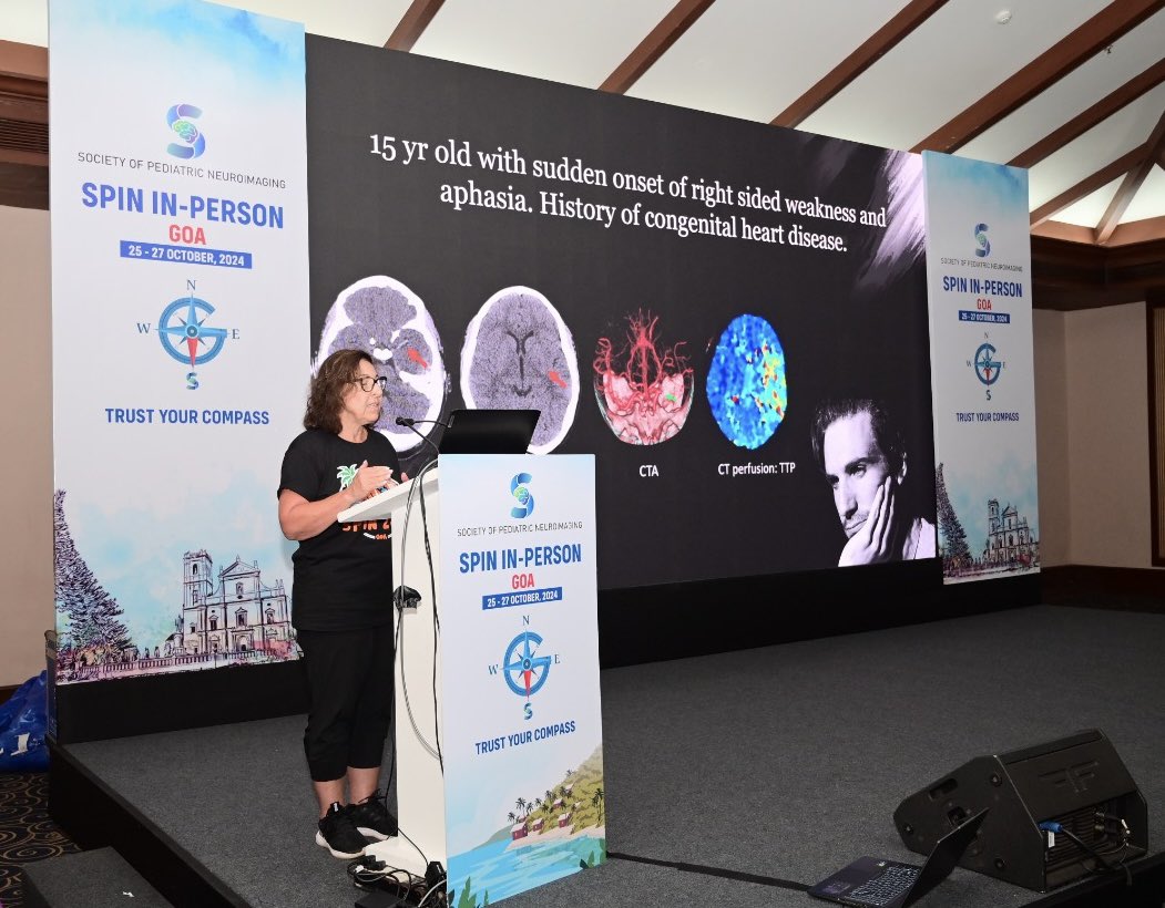 SusanPalasis's tweet photo. Reflecting on the #SPIN24 meeting in Goa, India. I was honored to be able to take part in expanding #pedineurorad education to this part of the world. #internationaloutreach @spinacademics @The_ASPNR @ChildrensATLRad @EmoryRadiology https://t.co/imtbKd5jHp