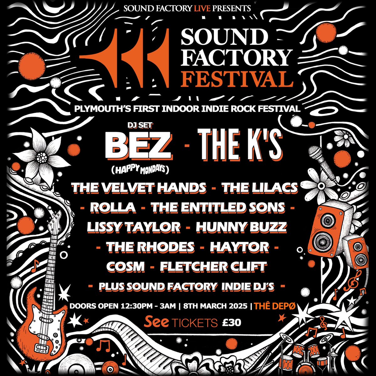 Excited to announce I’ll be opening Sound Factory Festival on the 8th March 2025.

Early bird tickets will go on sale Sunday at 9am

See you there x
<a href="/SoundFactorySW/">Sound Factory</a>