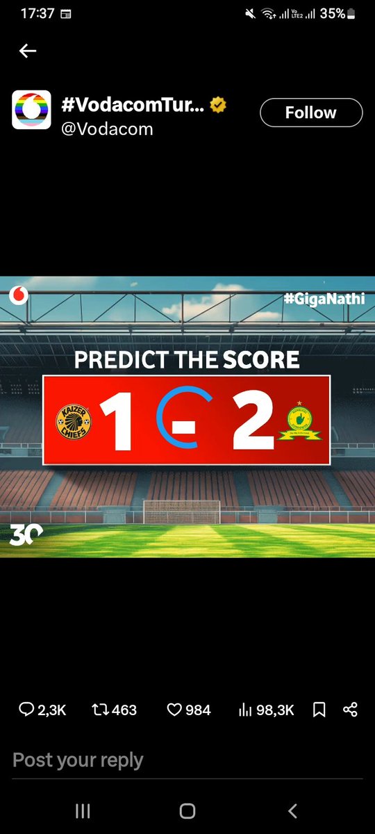 Bon_gza_'s tweet photo. @Vodacom @KaizerChiefs https://t.co/KF3rc6rIy7