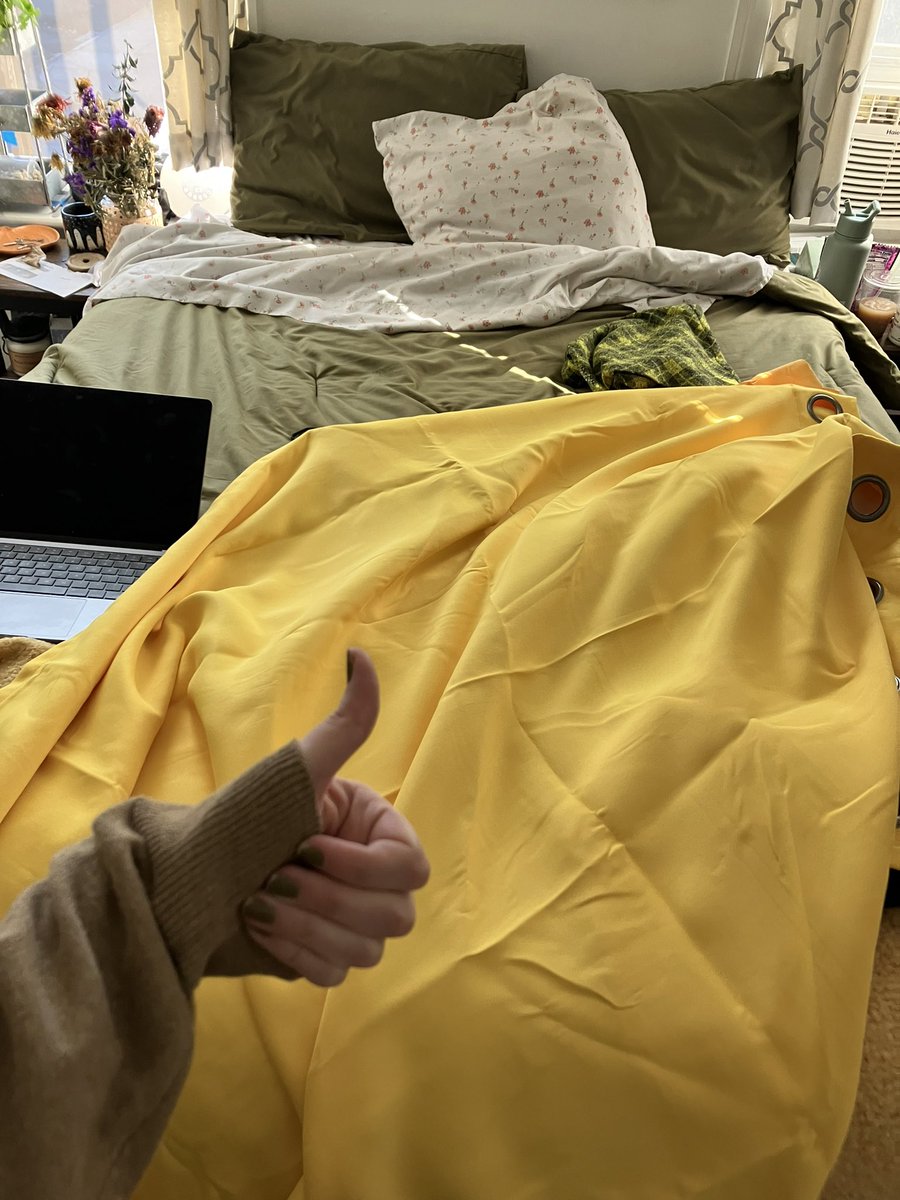 Pretending I’m on project runway and attempting to make a last minute banana costume with the $5 curtain I found in the discount store