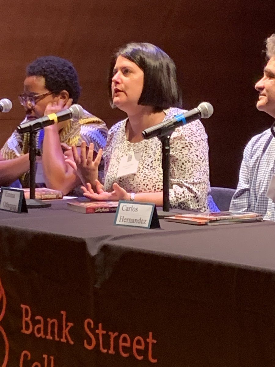 For middle grade writing, Emma Otheguy let’s the character’s voice take center stage. #BookFest24