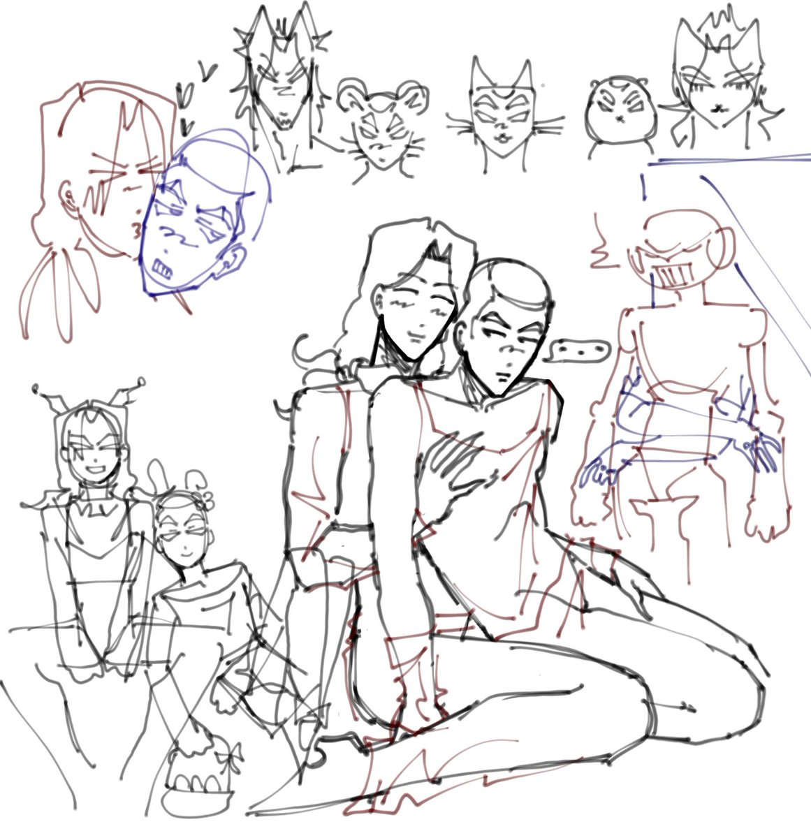 encyenc's tweet image. silly sketches