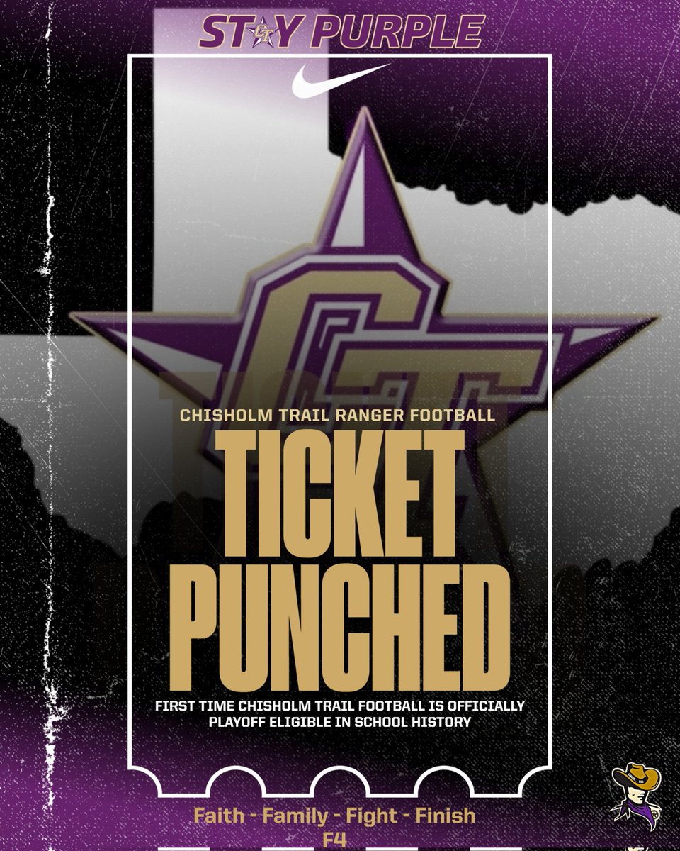 WELCOME TO THE PLAYOFFS
RANGER NATION STAND UP... WE ARE MAKING HISTORY 

🟣🟡🪖🐎🎖
#StayPurple
#RangersRide
#NewRangerEra
#TTP #PTT #F4 #CTvsCT