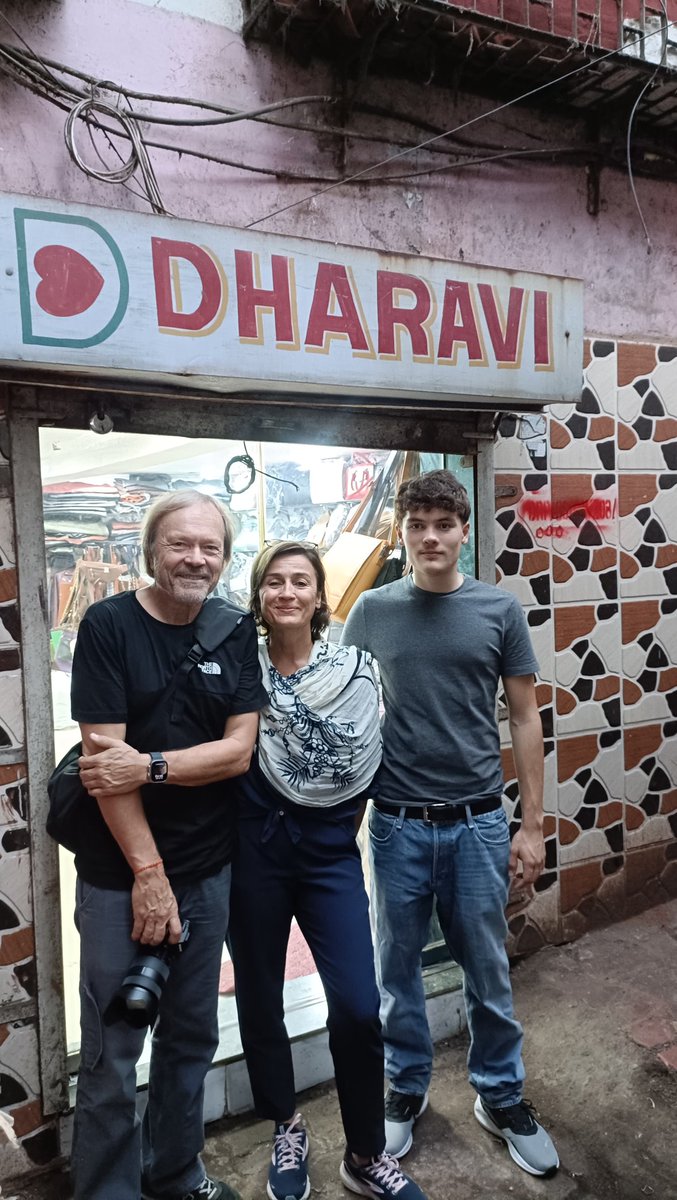 Khaki_Tours's tweet photo. Sandra and Jan were invited to Mumbai by the MAMI festival and were recommended a Khaki walk by the German Consulate. After doing the #EssentialMumbai tour with us, they, along with their son Samuel, decided to explore Dharavi on our #DiscoverDharavi private tour. Jan, a documentary filmmaker had the time of his life clicking photos on the street. Sandra was amazed at the different communities and businesses that thrived within the city, and Samuel said everything was very exciting; never a dull moment.
On a short visit to Mumbai? Make the most of it with our walks and tours. Call +91 8828100111 or email us at hi@khakitours.com
#Bombay #Mumbai #Heritage #Dharavi #ThingsToDoInMumbai #MumbaiHeritage #MumbaiTourism #IncredibleIndia #Things2DoInMumbai