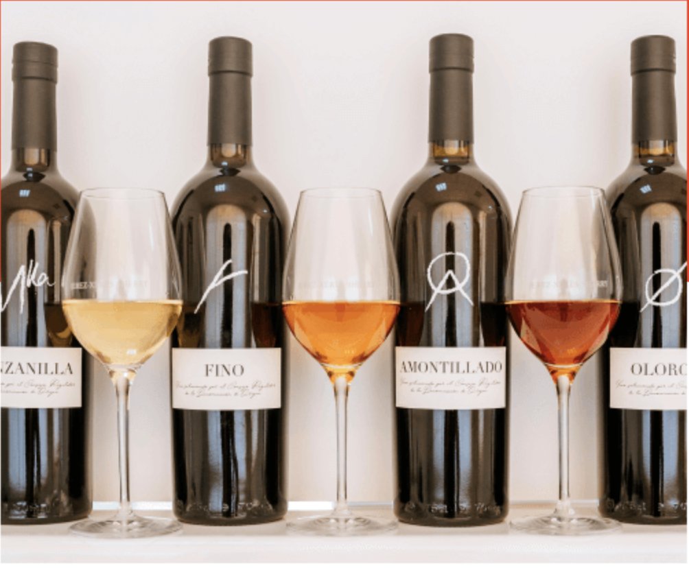 Discover the unique world of Jerez-Xérès-Sherry! From the bright Fino to rich Oloroso, Sherry’s flavors shine thanks to unique aging and grape varieties like Palomino, Pedro Ximénez, and Moscatel. 🍇 Find your Sherry at bit.ly/3zEcJ6l.