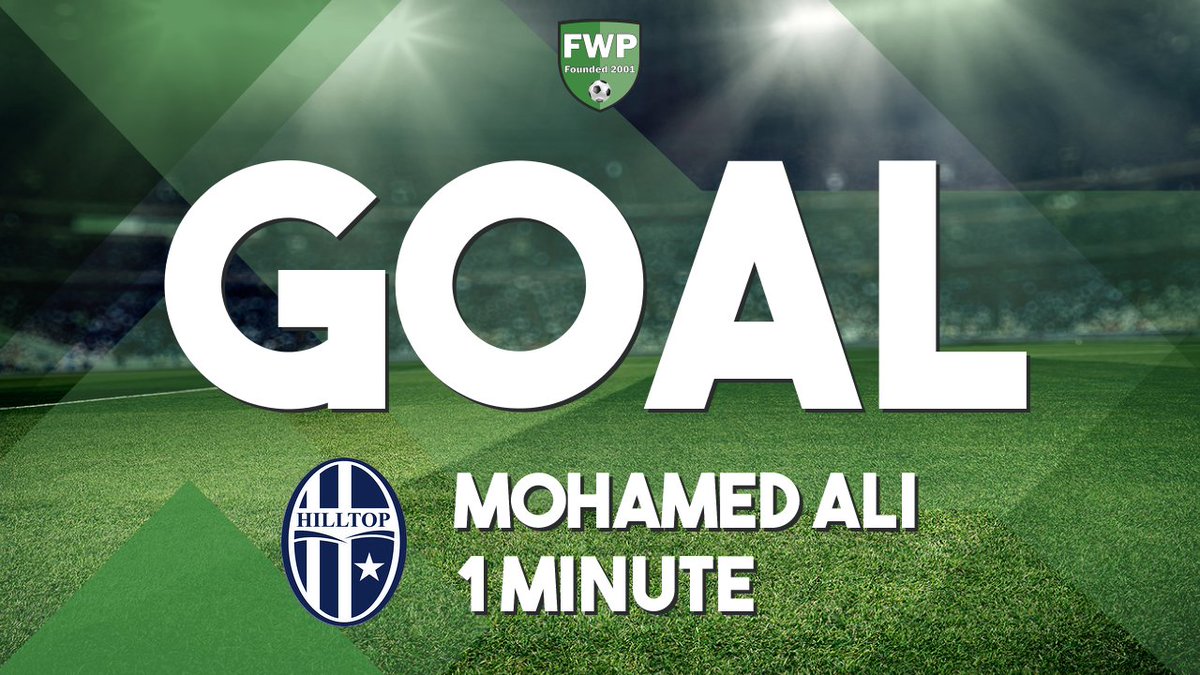 GOAL: HILLTOP 1-0 North Greenford United - Mohamed Ali (1')