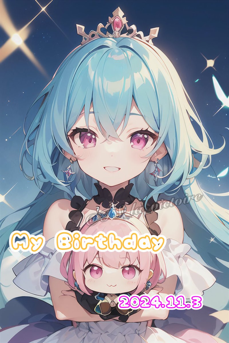 この世に生誕した日です✨
これからもよろしくね！
