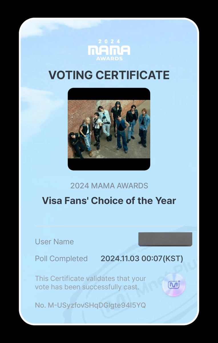 #2024MAMAVOTE for #straykids 

STAYs,

It's important to complete two rounds and vote for SKZ
