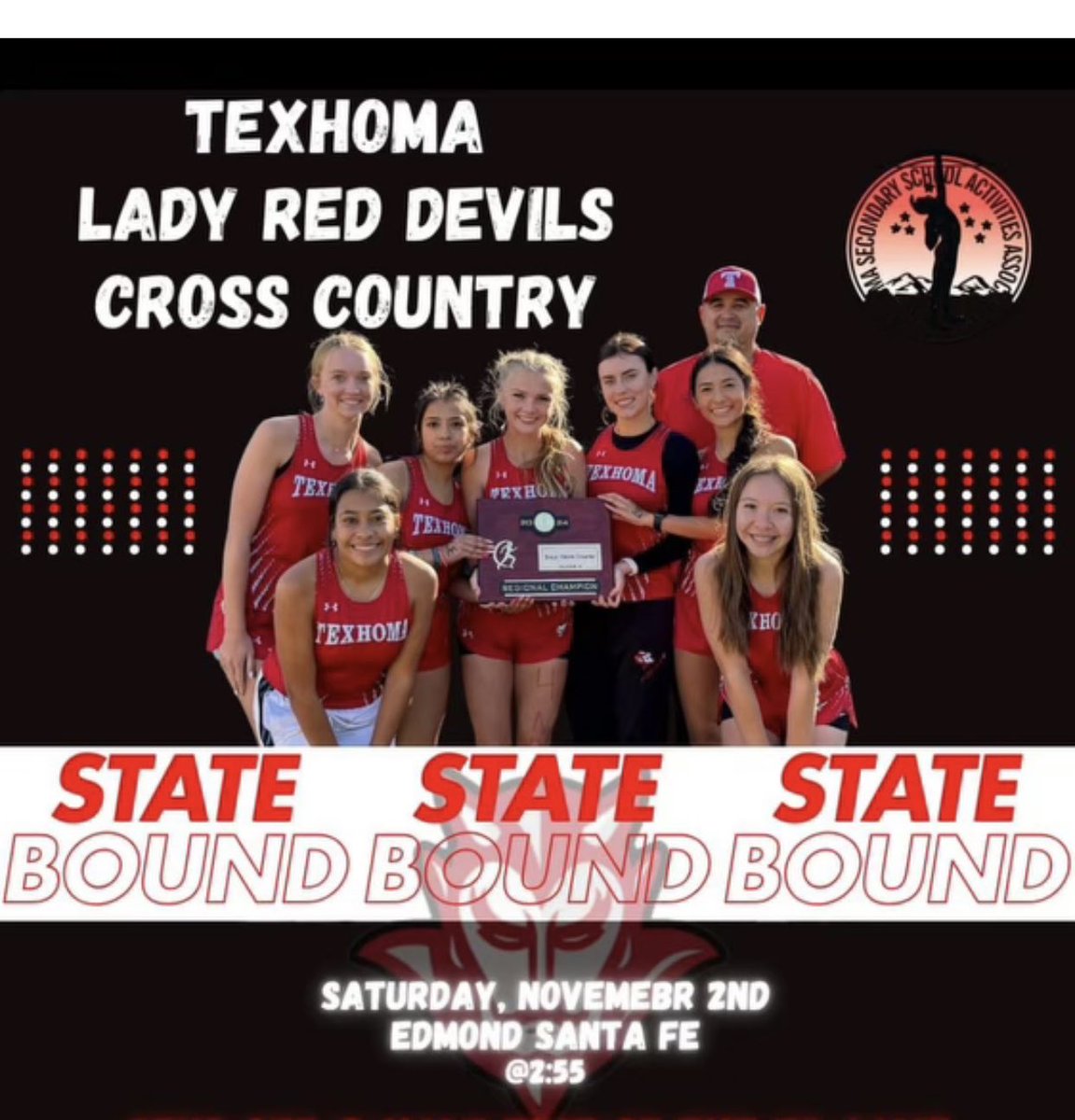 Good Luck Coach Brodhead and The LADY DEVILS Cross Country! #Take STATE 🏆