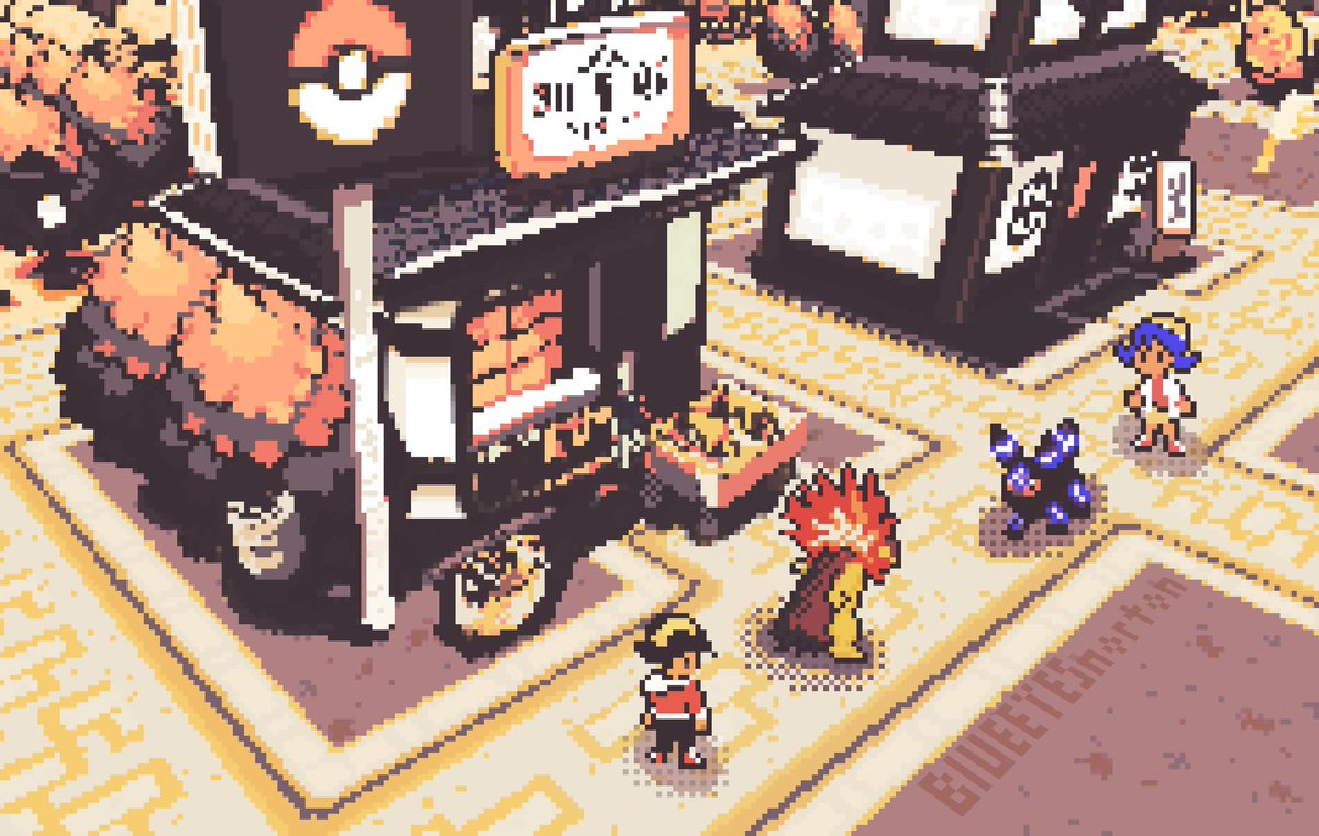 untitledanim8's tweet image. Autumn Ecruteak Rival Fight

artwork provided to us by @blueeyesnorton 

#pixelart