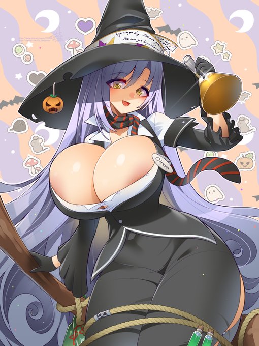 キルケー(Circe)
ハロウィンパークの魔女!ハッピーハロウィン🎃
https://t.co/VuRxBYelCC 
#LastOrigin 
#ラストオリジン 
#ラスオリ 
#라스트오리진 