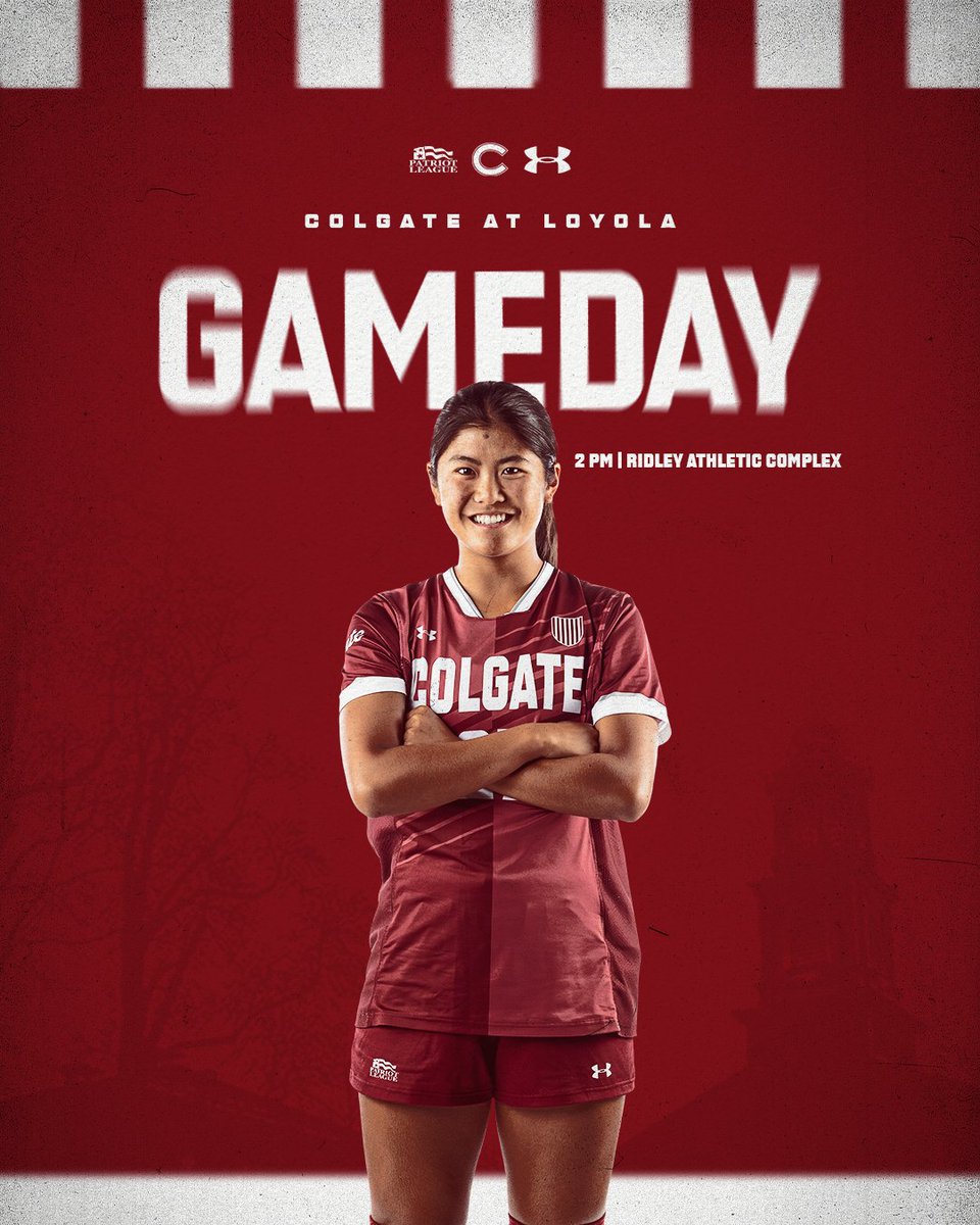 𝐏𝐚𝐭𝐫𝐢𝐨𝐭 𝐋𝐞𝐚𝐠𝐮𝐞 𝐐𝐮𝐚𝐫𝐭𝐞𝐫𝐟𝐢𝐧𝐚𝐥 😤

🆚⏵ Loyola 
🕚⏵ 2 PM ET 
📍⏵ Baltimore, Md.
🏟️⏵ Ridley Athletic Complex

📺⏵ colgateathletics.com/wsocwatch 
📊⏵ colgateathletics.com/wsocstats 

#GoGate