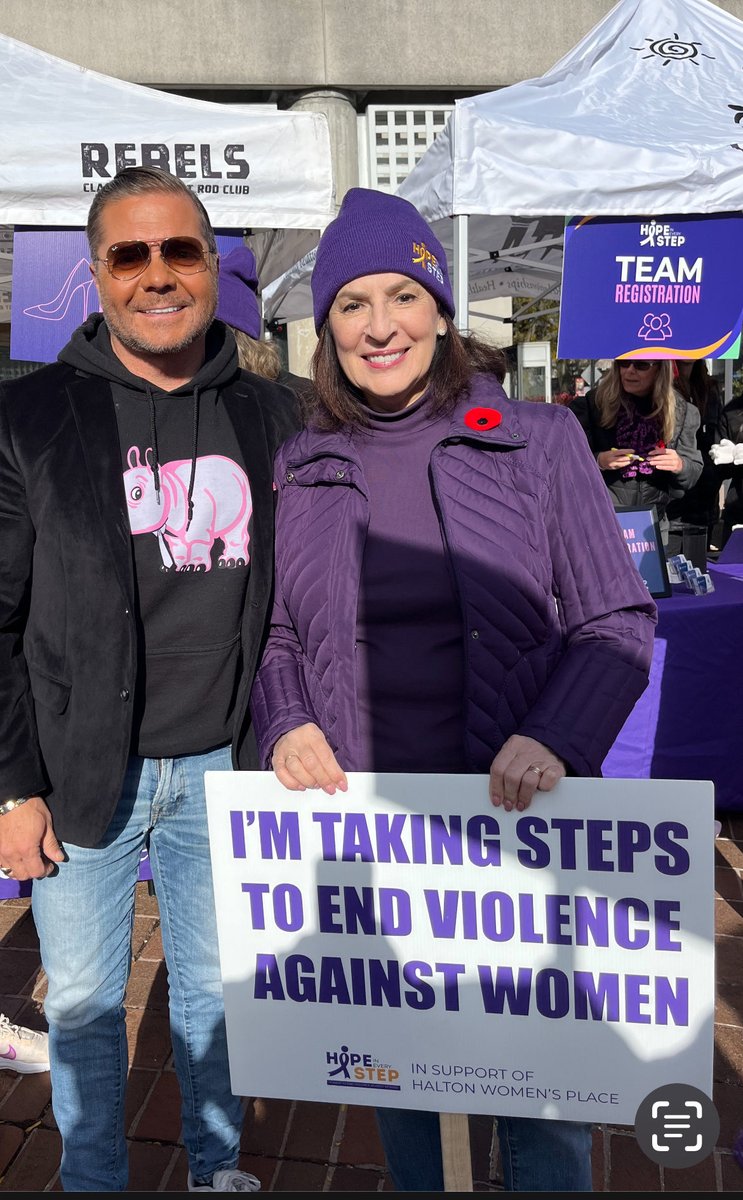 It is my honour to once again participate in the ‘Hope In Every Step’, a walk to end violence against women. The Halton Women’s Place is a special place that does important work w/survivors of domestic abuse. MPP Effie Triantafilopoulos has been a tremendous advocate….