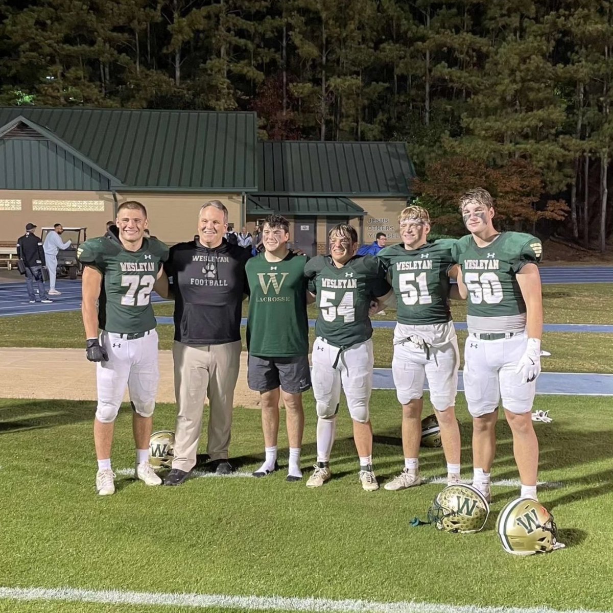 (Mr./Coach/Dr.) Brandon Seigler, Ph.D., Ed.S. 🇺🇸 (@mcdseigler) on Twitter photo I couldn't be more proud of these boys. We finished our regular season 8-2 last night and these boys made it happen. We've got one off week and then the playoffs begin for the <a href="/WesleyanFB97/">Wesleyan Football</a> Wolves! #proudcoach I couldn't be more proud of these boys. We finished our regular season 8-2 last night and these boys made it happen. We've got one off week and then the playoffs begin for the <a href="/WesleyanFB97/">Wesleyan Football</a> Wolves! #proudcoach