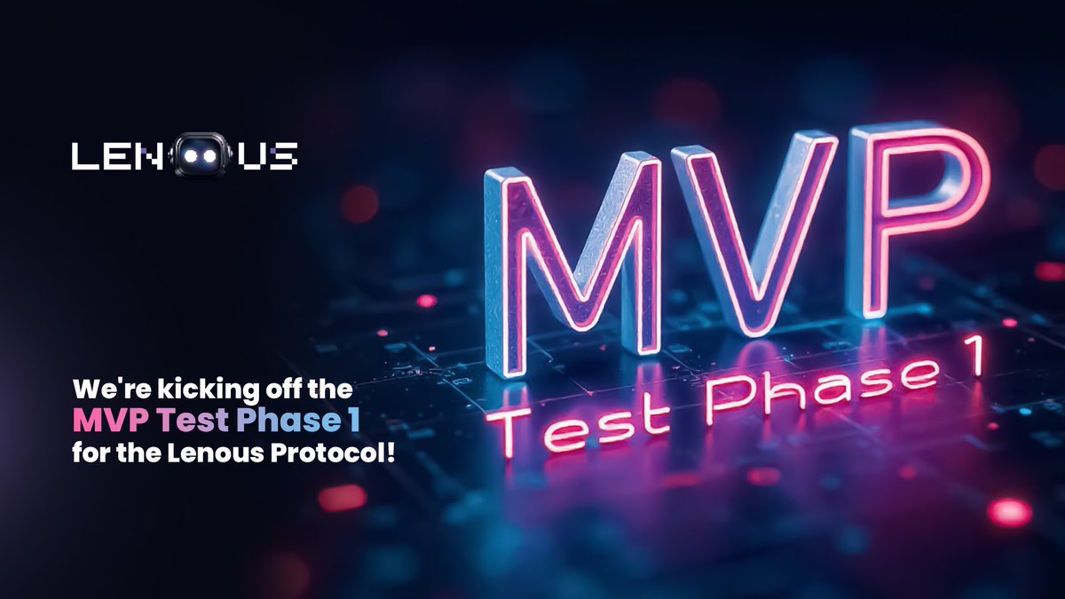 LenousDex's tweet image. 🚀 Exciting news! 🎉 We&apos;re kicking off the MVP Test Phase 1 for the Lenous Protocol! 🌐 Join us on this journey to shape the future of decentralized solutions. Your feedback is crucial! Let’s innovate together! 💡 #LenousProtocol #MVPTestPhase1 #BlockchainInnovation