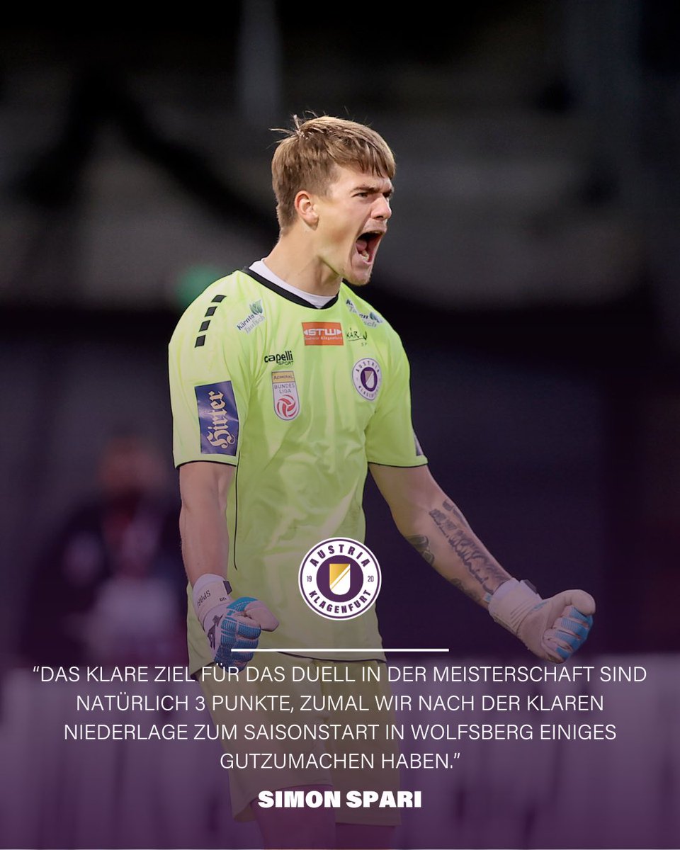 austria_sk's tweet photo. 🎙️ Simon Spari 🎙️

🔜 vs. WAC ⚔️

#SKAWAC #ForzaViola https://t.co/Biyj3m8eku