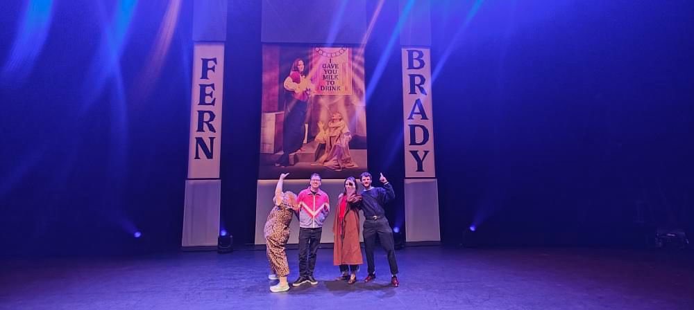 Eric Rushton (@ericrushton96) on Twitter photo I opened for Fern Brady at the Hammersmith Apollo last night. It was a lovely dopamine hit and ultimately a bit of a laugh.
It was a lovely room. Definitely be up for playing the venue again especially if they’re ever filming anything there xx
<a href="/AlisonSpittle/">Alison Spittle</a> was also there. I opened for Fern Brady at the Hammersmith Apollo last night. It was a lovely dopamine hit and ultimately a bit of a laugh.
It was a lovely room. Definitely be up for playing the venue again especially if they’re ever filming anything there xx
<a href="/AlisonSpittle/">Alison Spittle</a> was also there.